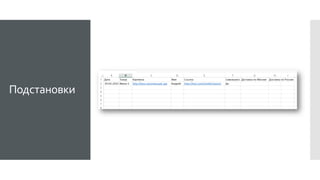 Подстановки
 