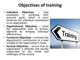 Introduction to training - Manu Melwin Joy | PPTX
