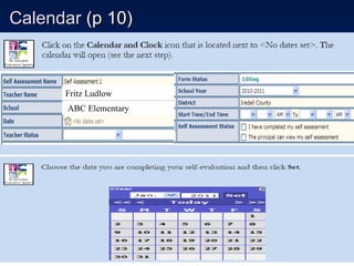 Calendar  (p 10) Fritz Ludlow ABC Elementary 