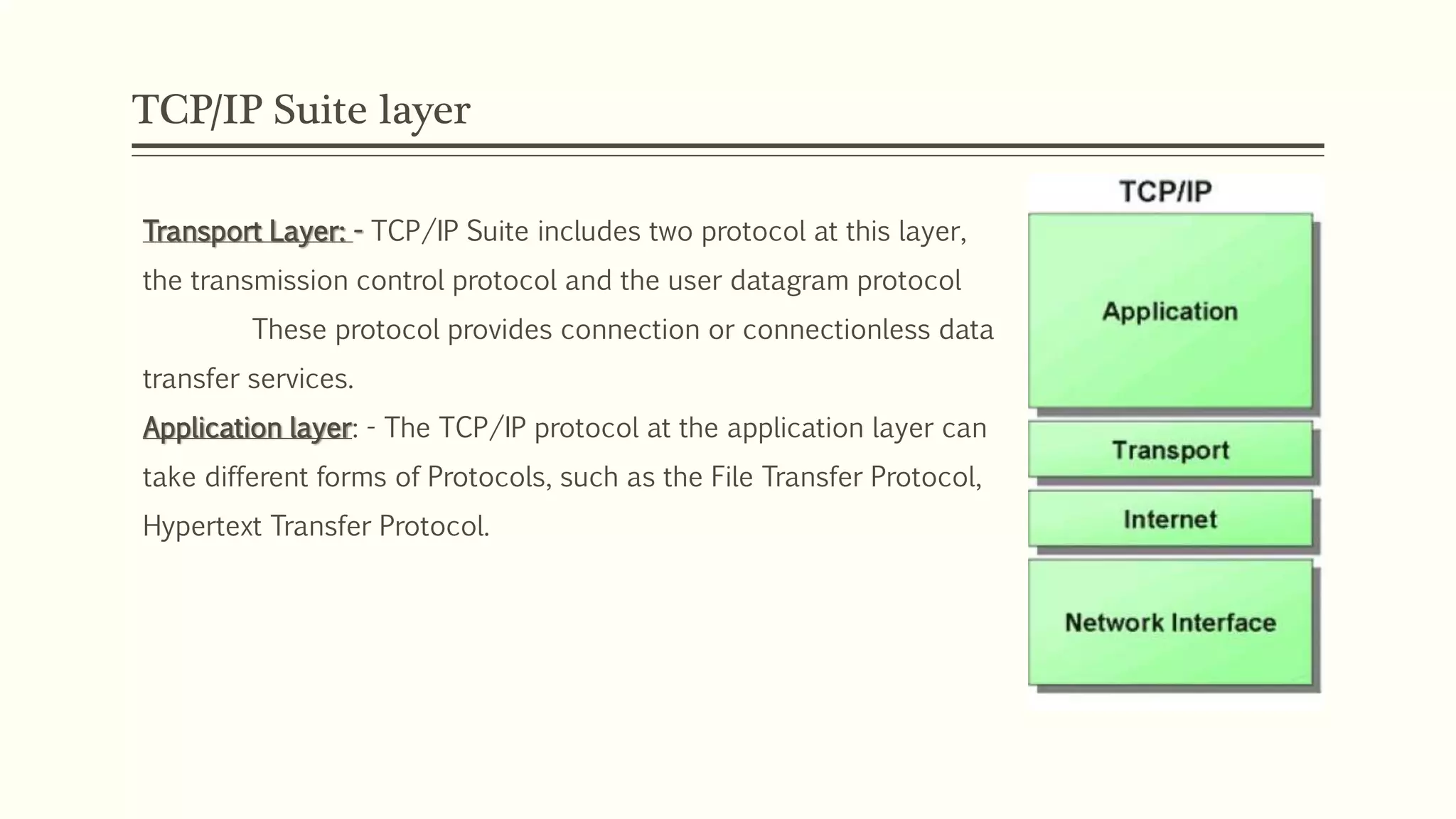 Protocols and the TCP/IP Protocol Suite | PPTX