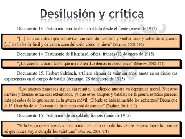 Cartas desde la Primera Guerra Mundial
