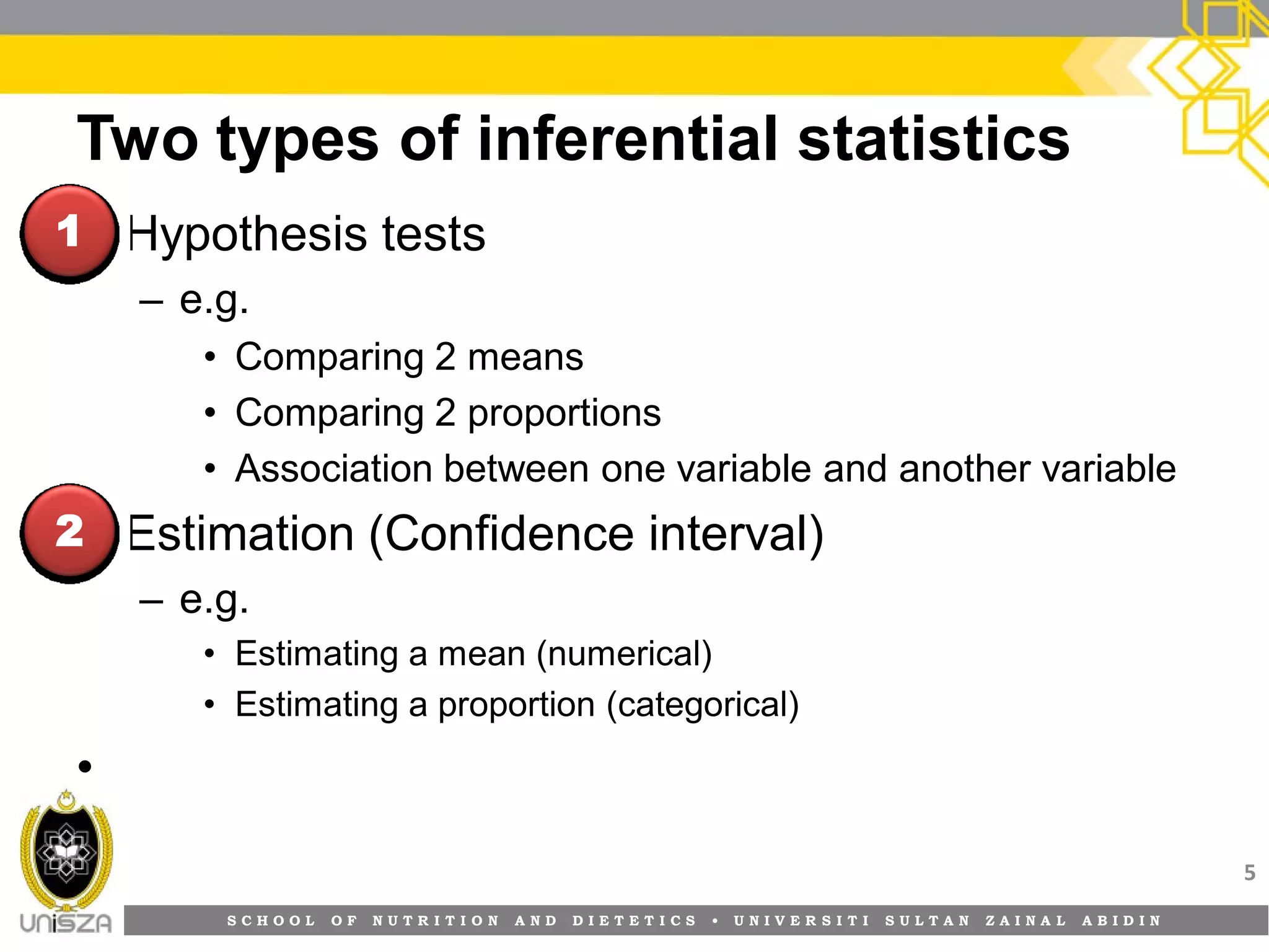 2. Inferential statistics | PDF