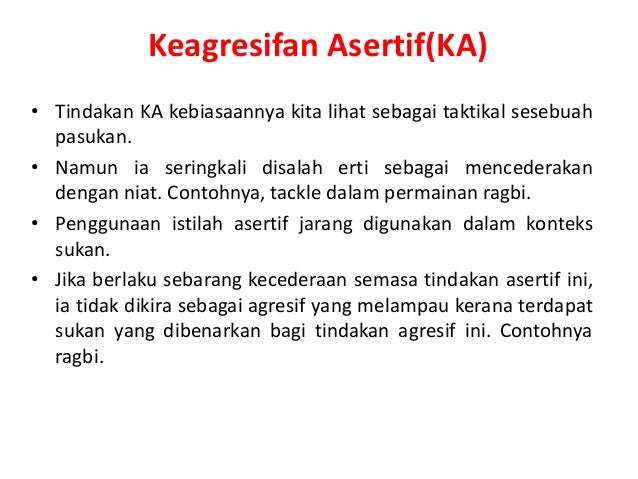 2 5 Keagresifan Dalam Sukan
