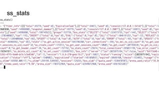 ss_stats
 