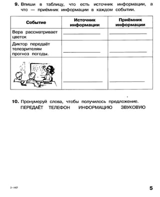 контрольные работы информатика 2 класс матвеева | PDF