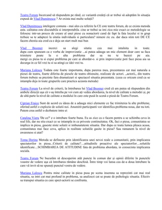 Dezbateri despre Metoda Teatru Forum PDF