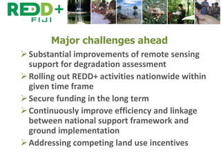 Future challenges in REDD+ for Fiji