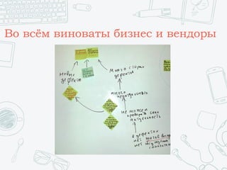 Во всём виноваты бизнес и вендоры