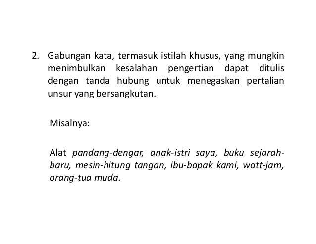 2. Penulisan Kata