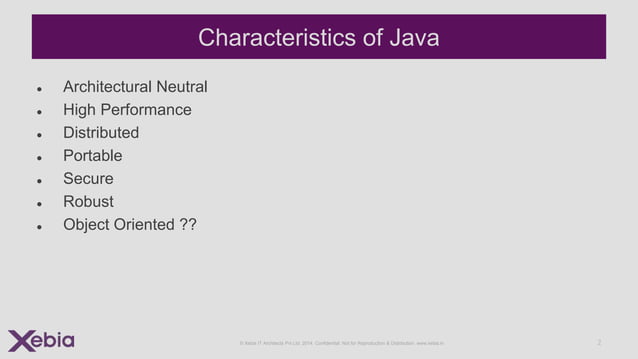 2. intro to java | PPT