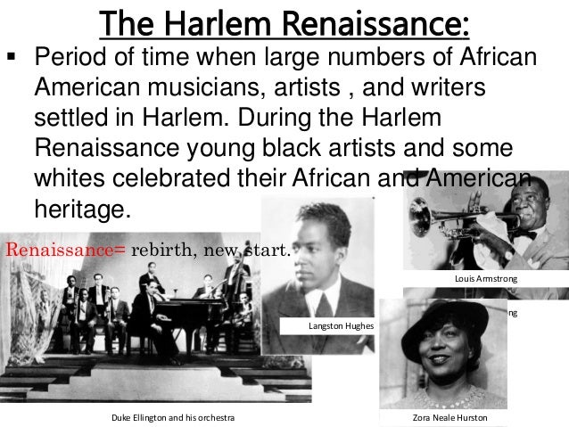 a description of the harlem renaissance of the 1920s as great time for black artists For african-americans the 1920s were an exciting time from new york emerged the great flowering of black culture that came to be known as the harlem renaissance and no visual artist expressed the movement's euphoric sense of possibility better than the painter, illustrator and muralist aaron. a description of the harlem renaissance of the 1920s as great time for black artists For african-americans the 1920s were an exciting time from new york emerged the great flowering of black culture that came to be known as the harlem renaissance and no visual artist expressed the movement's euphoric sense of possibility better than the painter, illustrator and muralist aaron.
