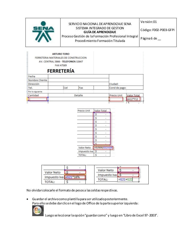 plantillas excel formato factura