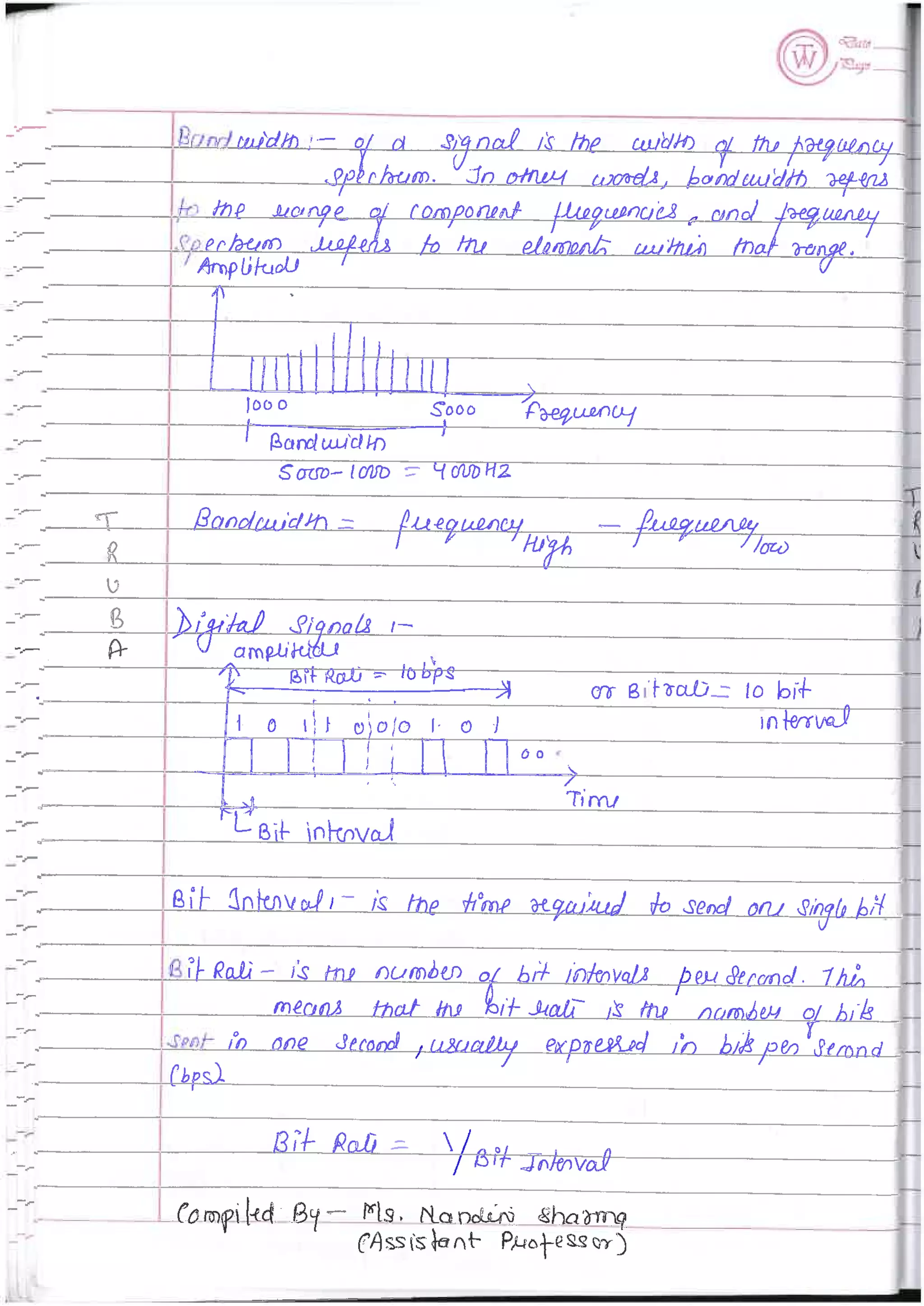 Computer Network notes (handwritten) UNIT 1