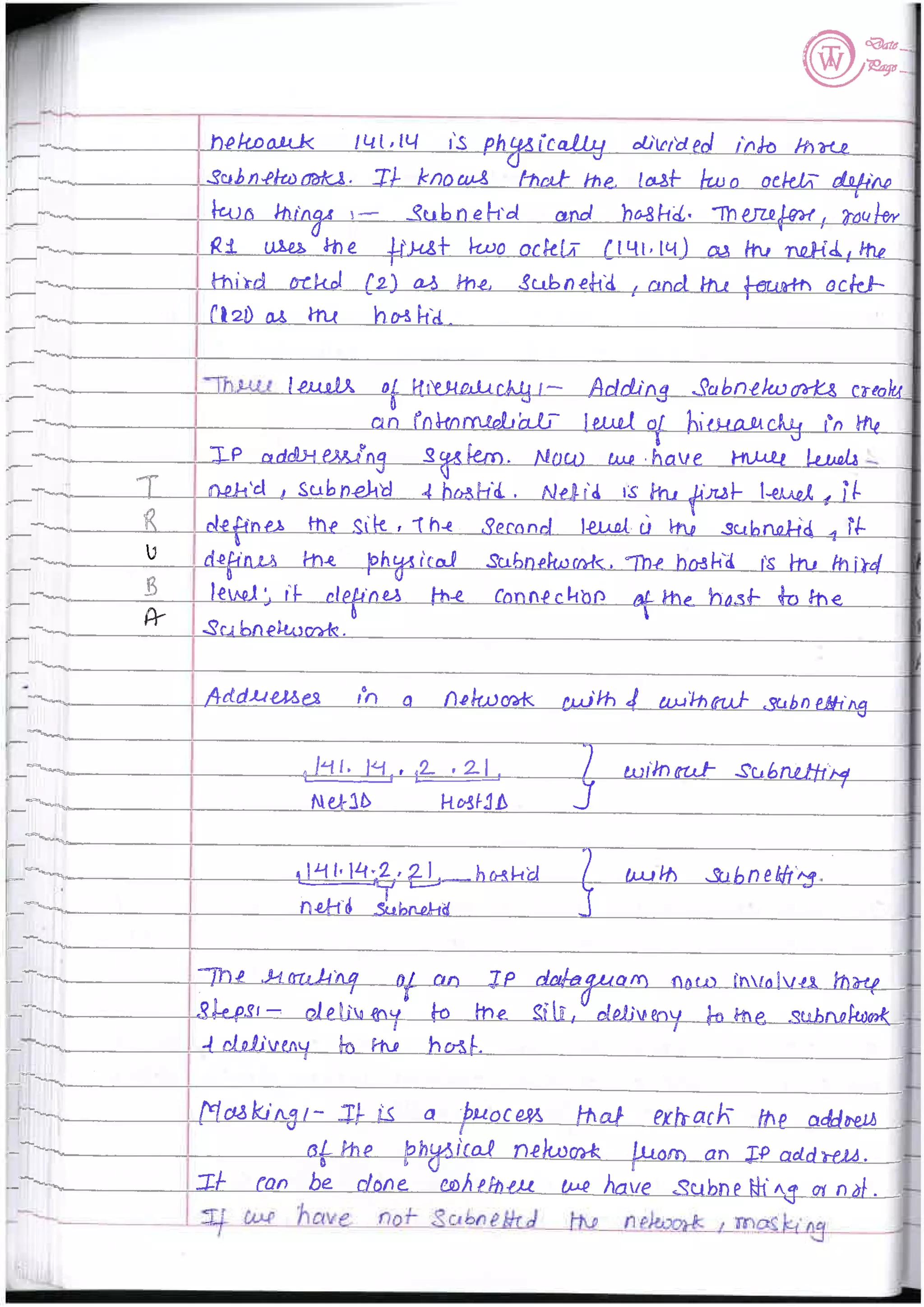 Computer Network notes (handwritten) UNIT 1