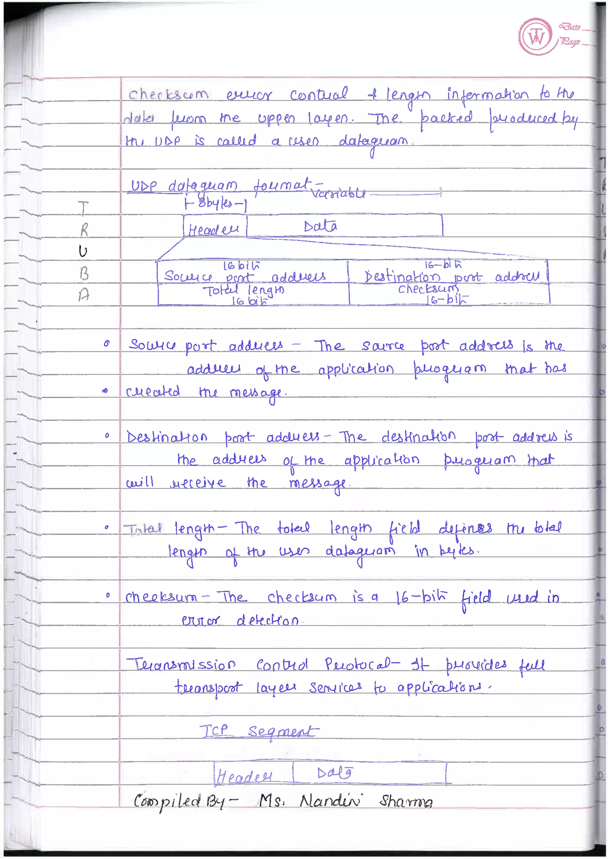 Computer Network notes (handwritten) UNIT 1