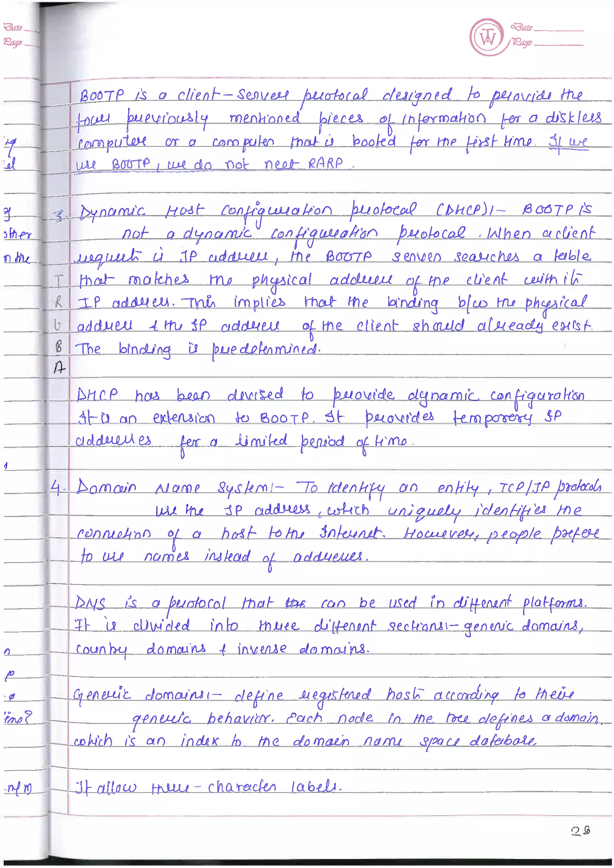 Computer Network notes (handwritten) UNIT 1