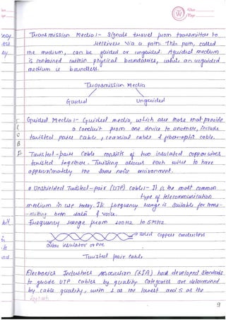 Computer Network notes (handwritten) UNIT 1
