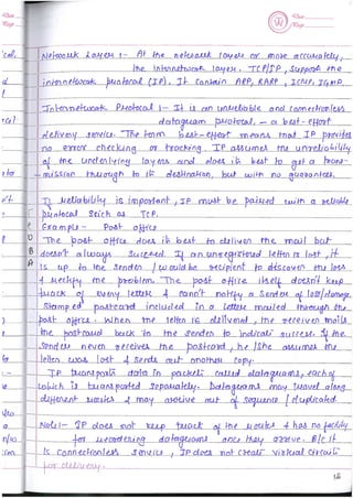 Computer Network notes (handwritten) UNIT 1