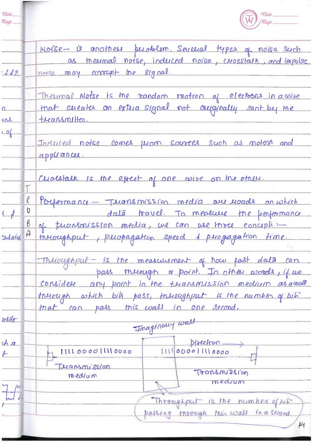 Computer Network notes (handwritten) UNIT 1