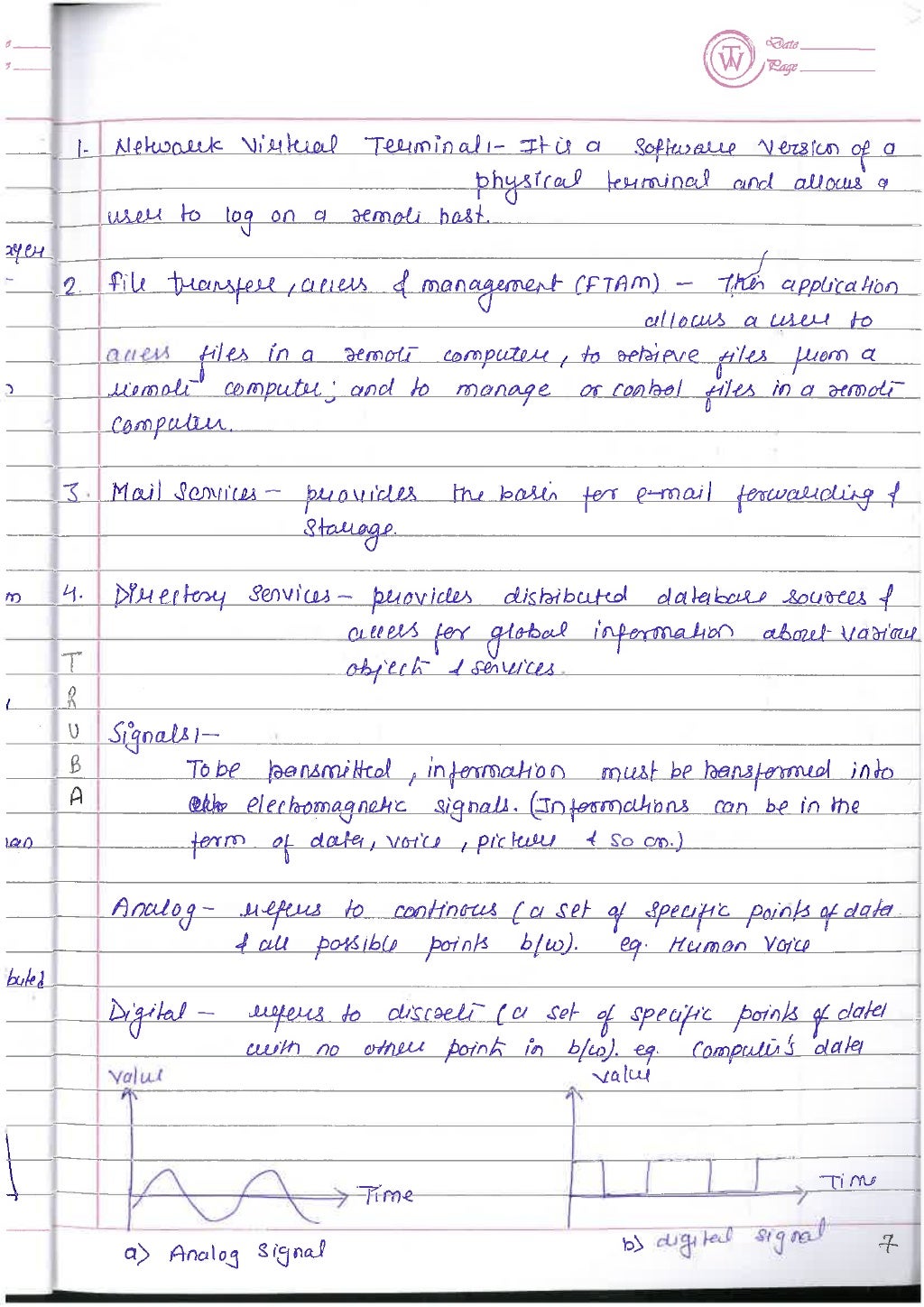 Computer Network notes (handwritten) UNIT 1