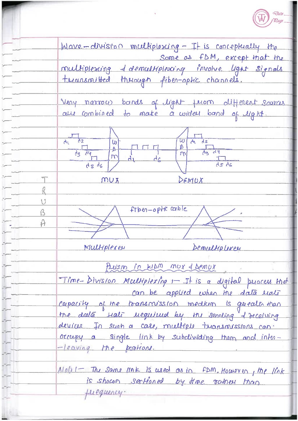 Computer Network notes (handwritten) UNIT 1