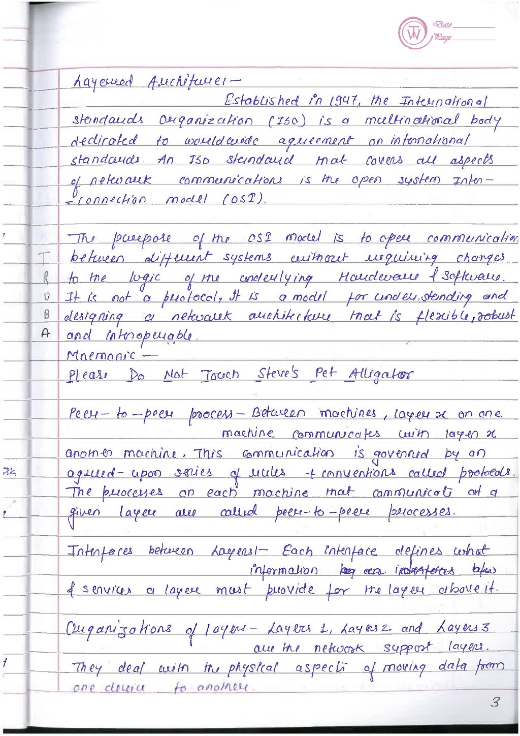 Computer Network notes (handwritten) UNIT 1