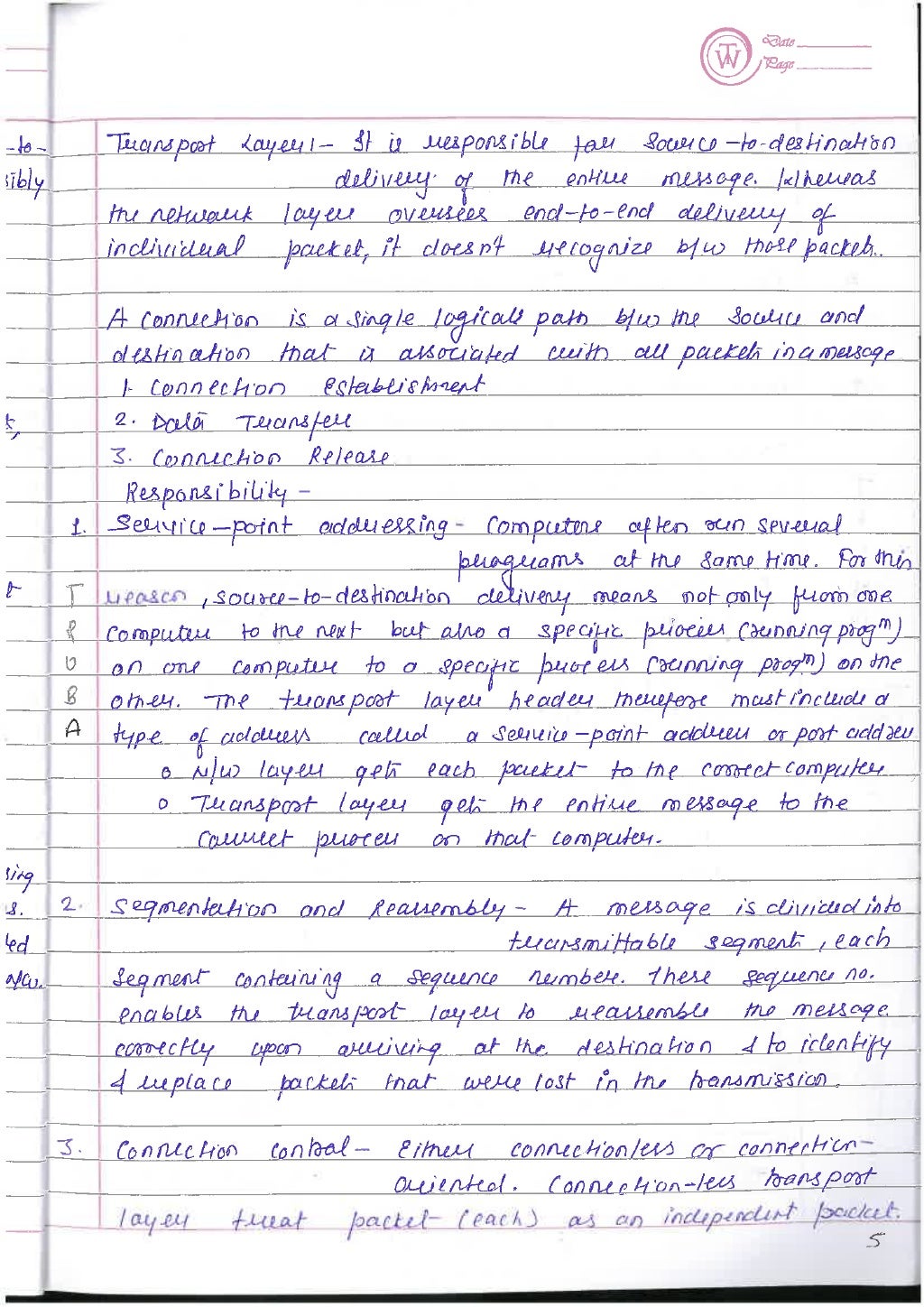Computer network notes handwritten unit 1