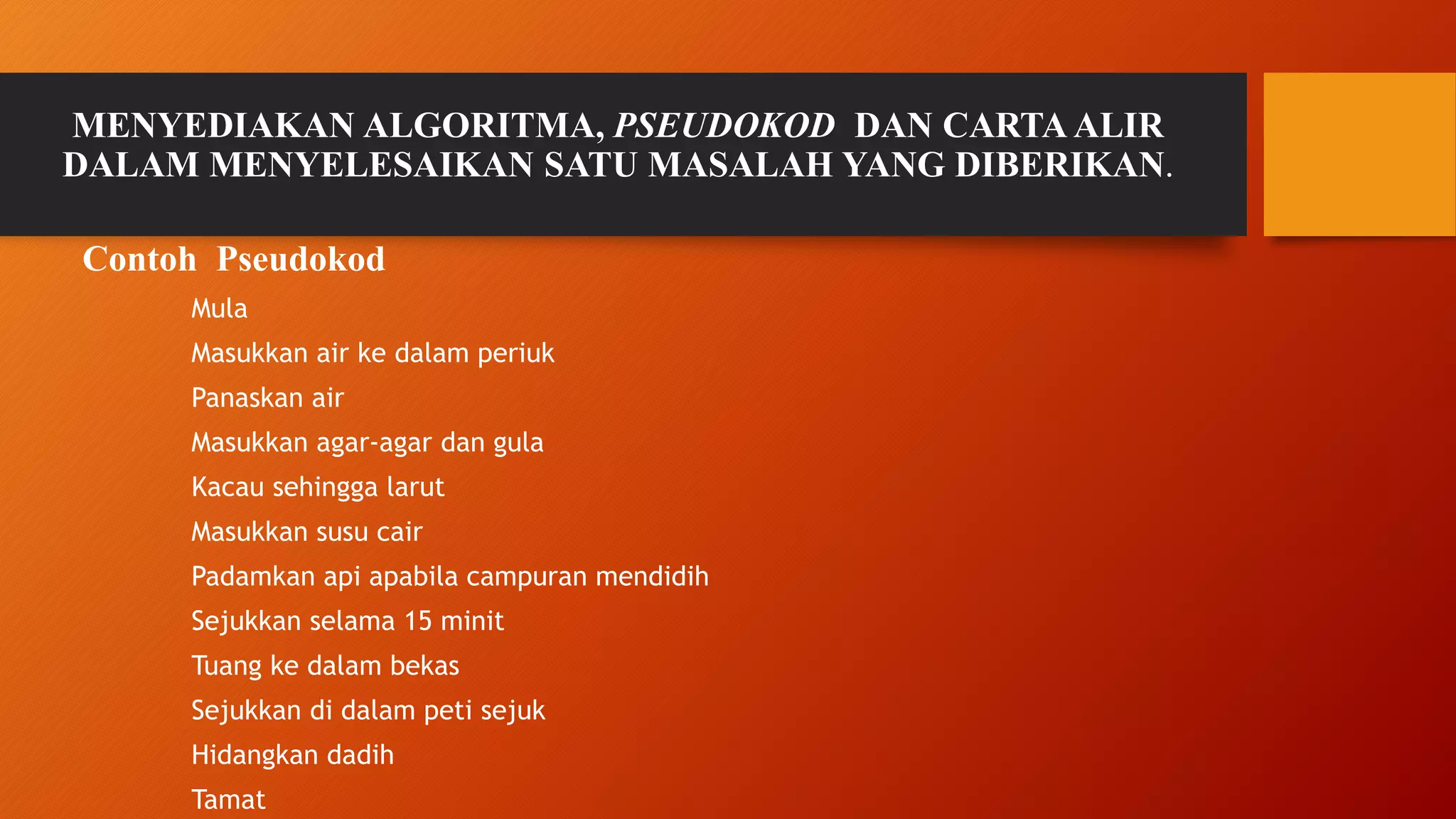 Algoritma ASK Tingkatan 1 | PDF