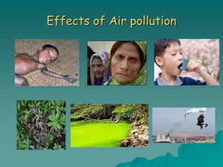 Effects of Air pollution
 