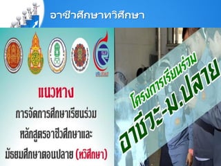 อาชีวศึกษาทวิศึกษา
 