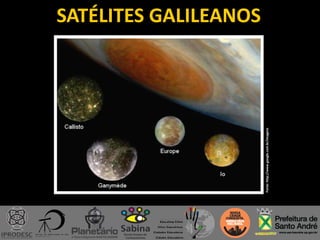 SATÉLITES GALILEANOS
Fonte:http://www.google.com.br/imagens
 