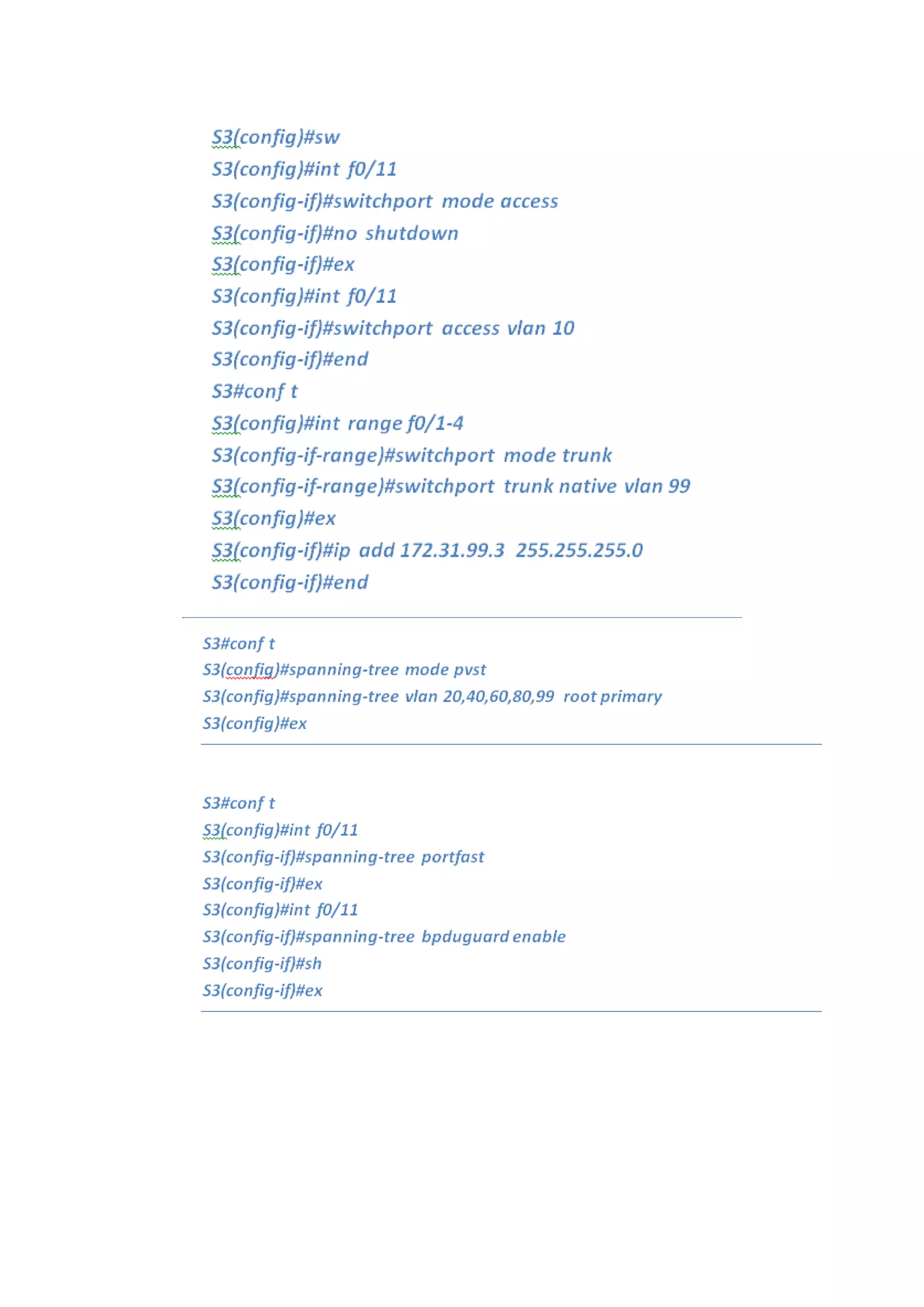 2.3.1.5 packet tracer   configuring rapid pvst+ answer