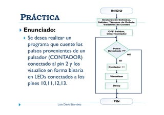 2. Entradas salidas digitales Arduino PUCESI 2017 | PDF