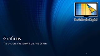 Gráficos
INSERCIÓN, CREACIÓN Y DISTRIBUCIÓN.
7
 