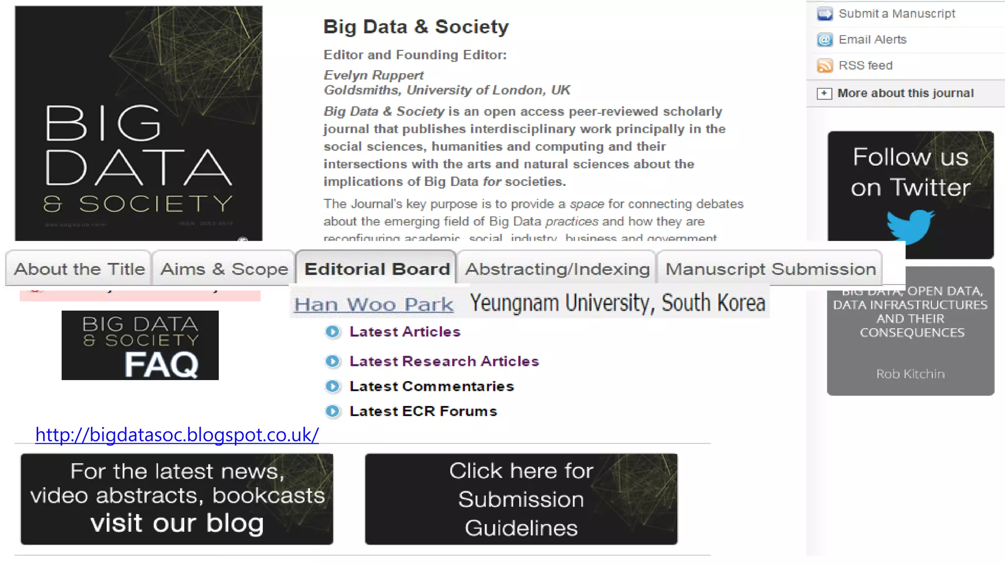http://bigdatasoc.blogspot.co.uk/
 
