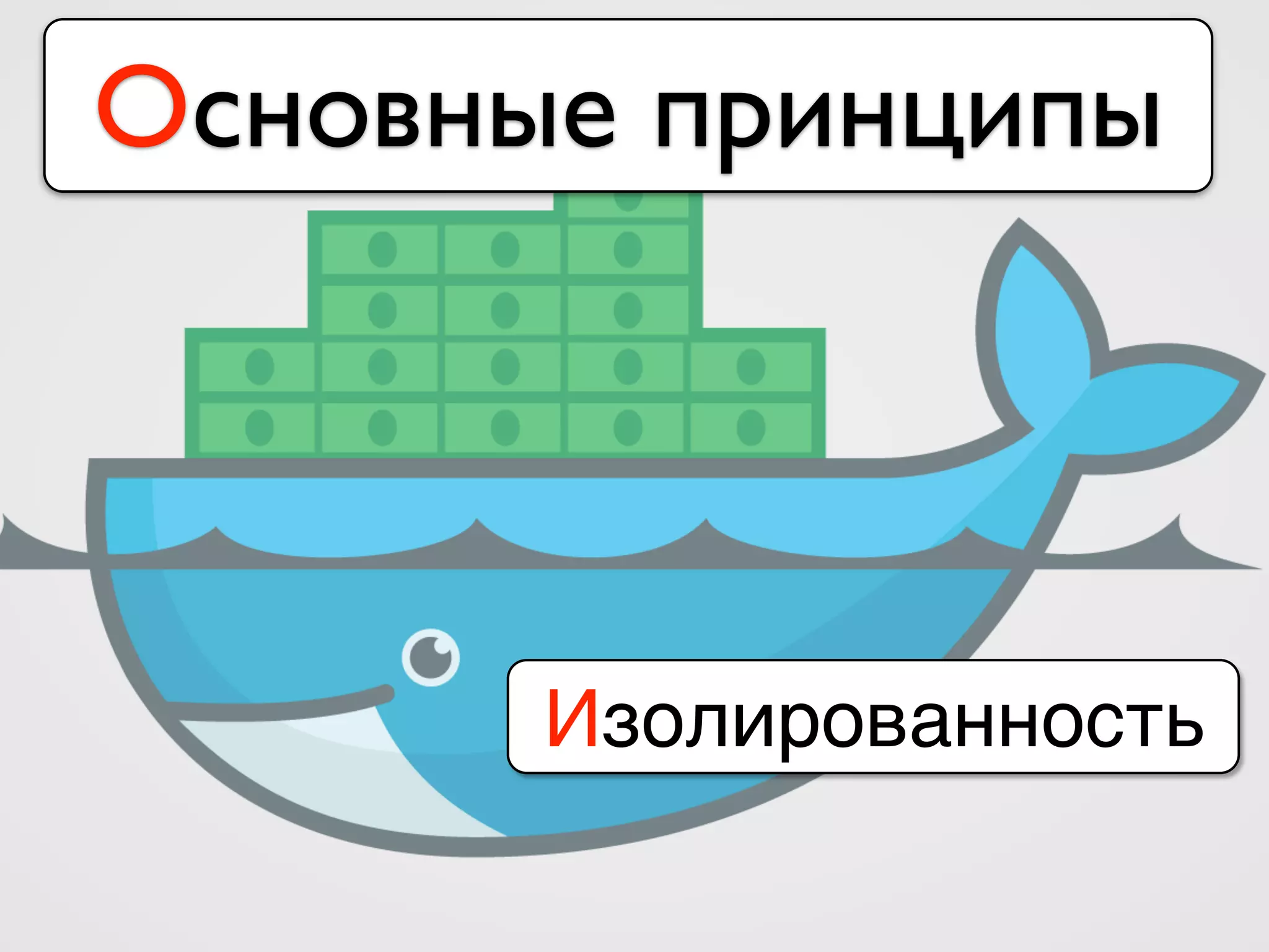 Основные принципы
Изолированность
 