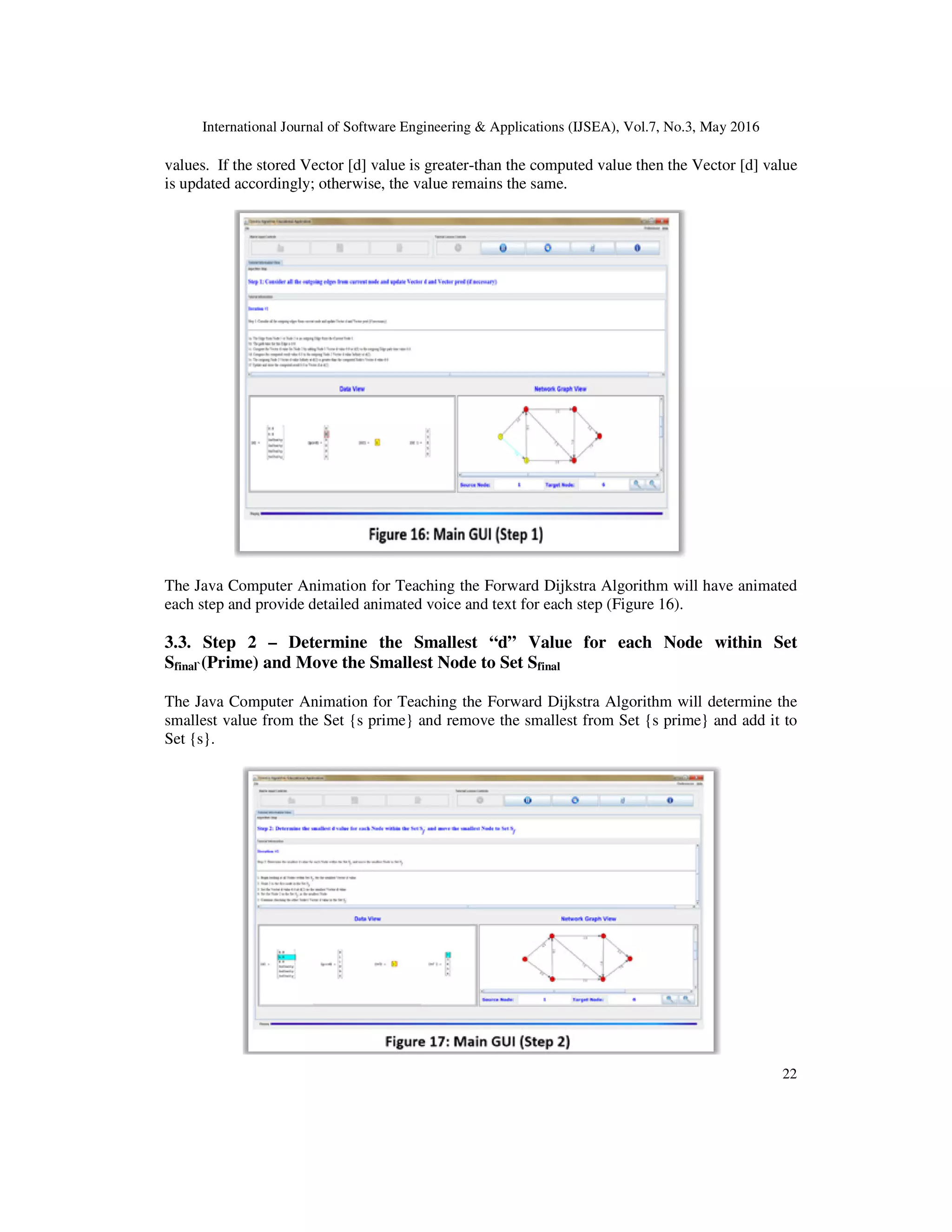 JAVA BASED VISUALIZATION AND ANIMATION FOR TEACHING THE DIJKSTRA ...