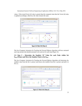 JAVA BASED VISUALIZATION AND ANIMATION FOR TEACHING THE DIJKSTRA ...