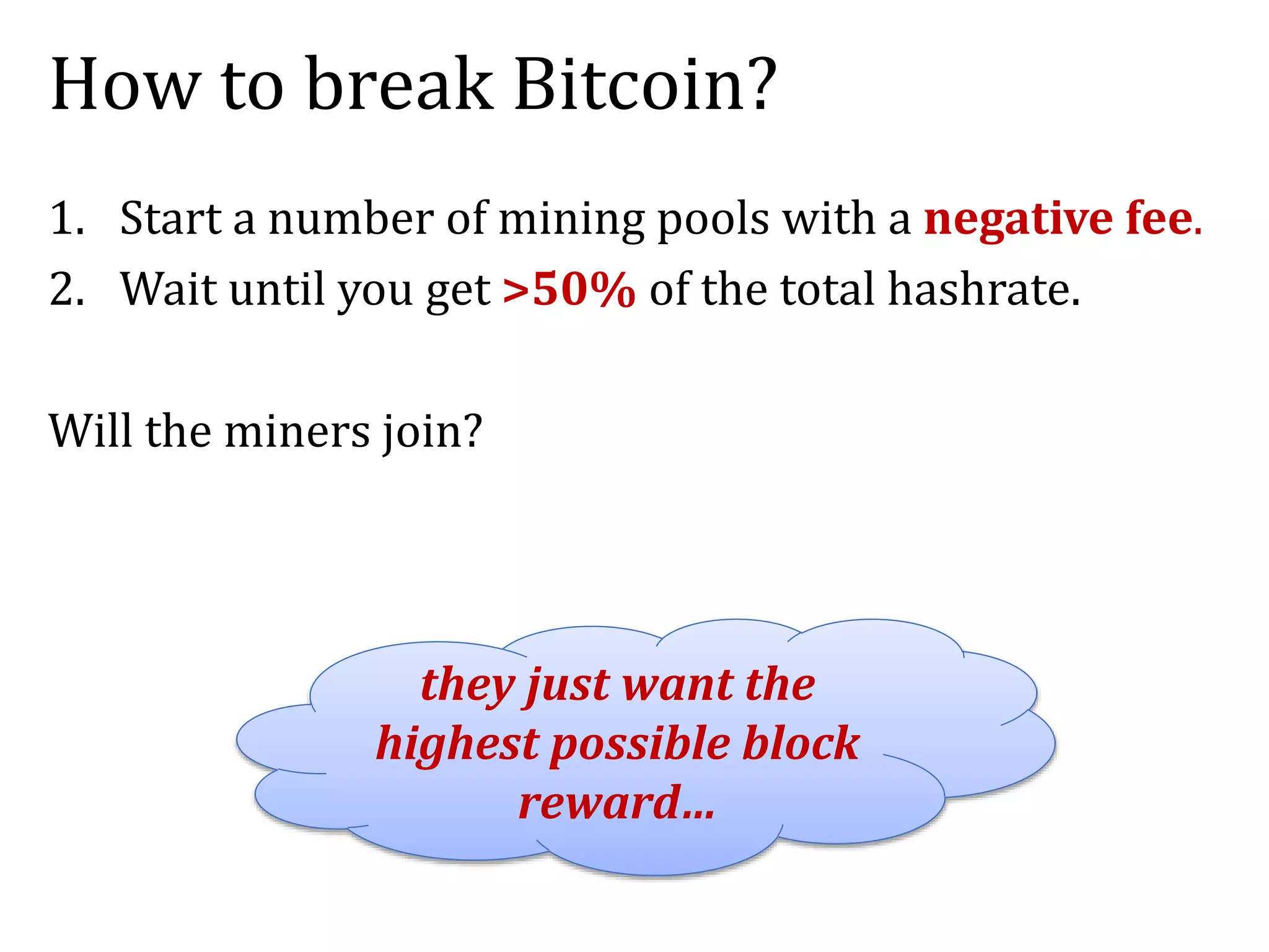 Mining pools and attacks | PPTX