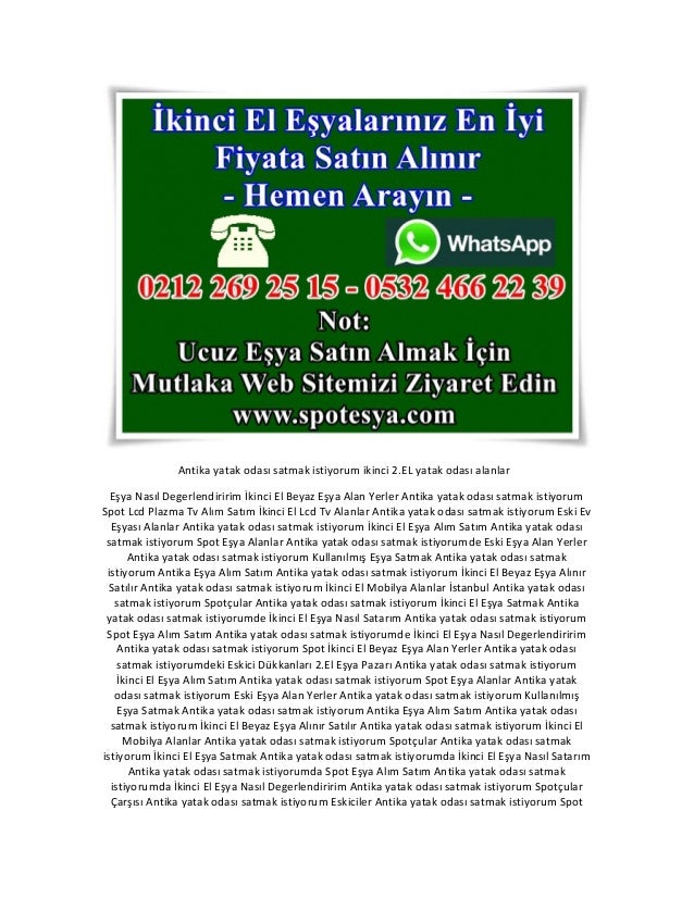 Antika yatak odası satmak istiyorum ikinci 2.EL yatak odası alanlar