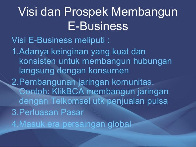 2. e bisnis