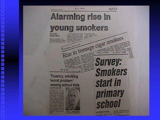 FAKTA MEROKOK DI KALANGAN
REMAJA
 