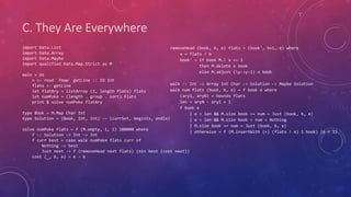 import Data.List
import Data.Array
import Data.Maybe
import qualified Data.Map.Strict as M
main = do
n <- read `fmap` getLine :: IO Int
flats <- getLine
let flatAry = listArray (1, length flats) flats
let numPoke = (length . group . sort) flats
print $ solve numPoke flatAry
type Book = M.Map Char Int
type Solution = (Book, Int, Int) -- (currSet, beginIx, endIx)
solve numPoke flats = f (M.empty, 1, 1) 100000 where
f :: Solution -> Int -> Int
f curr best = case walk numPoke flats curr of
Nothing -> best
Just next -> f (removeHead next flats) (min best (cost next))
cost (_, b, e) = e - b
removeHead (book, b, e) flats = (book', b+1, e) where
x = flats ! b
book' = if book M.! x == 1
then M.delete x book
else M.adjust (y->y-1) x book
walk :: Int -> Array Int Char -> Solution -> Maybe Solution
walk num flats (book, b, e) = f book e where
(ary1, aryN) = bounds flats
len = aryN - ary1 + 1
f book e
| e > len && M.size book >= num = Just (book, b, e)
| e > len && M.size book < num = Nothing
| M.size book == num = Just (book, b, e)
| otherwise = f (M.insertWith (+) (flats ! e) 1 book) (e + 1)
C. They Are Everywhere
 