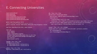 import Control.Monad
import Data.Array
import Data.Maybe
import qualified Data.Map.Strict as Map
import qualified Data.ByteString as BS
import qualified Data.ByteString.Char8 as BS8
getInt = read `fmap` getLine :: IO Int
--getInts = (map read . words) `fmap` getLine :: IO [Int]
getInts = (map (fst . fromJust . BS8.readInt) . BS8.words) `fmap` BS.getLine :: IO [Int]
type Tree = Map.Map Int (Int, [Int]) -- (data, children)
main = do
[n, k] <- getInts
cities <- getInts
edges <- replicateM (n-1) getInts
let tree0 = Map.fromList [(key, (0,[])) | key <- [1..n]] :: Tree
let tree = foldl addCity (foldl addEdge tree0 edges) cities
let t = dfs tree 1
print $ answer t n (k*2)
addEdge :: Tree -> [Int] -> Tree
addEdge g [u,v] = g'' where
g' = Map.update ((x,es) -> Just (x,u:es)) v g
g'' = Map.update ((x,es) -> Just (x,v:es)) u g'
addCity :: Tree -> Int -> Tree
addCity g i = Map.update ((_,es) -> Just (1,es)) i g
dfs :: Tree -> Int -> Tree
dfs tree start = f 0 tree start where
link curr prev = filter (/= prev) $ snd (tree Map.! curr)
f prev tree curr
| snd (tree Map.! curr) == [] = tree
| otherwise = let x = foldl (f curr) tree (link curr prev) in seq x (calc x curr prev)
calc tree curr prev = Map.update ((d,es) -> Just (d+cost,es)) curr tree where
cost = sum $ map (j -> fst (tree Map.! j)) (link curr prev) :: Int
answer :: Tree -> Int -> Int -> Integer
answer tree n k2 = sum $ map (i -> min (cnt i) (k2' - (cnt i))) [1..n] where
k2' = fromIntegral k2
cnt i = fromIntegral $ fst (tree Map.! i)
E. Connecting Universities
 
