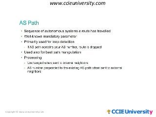 Copyright © www.ccieuniversity.com
www.ccieuniversity.com
 