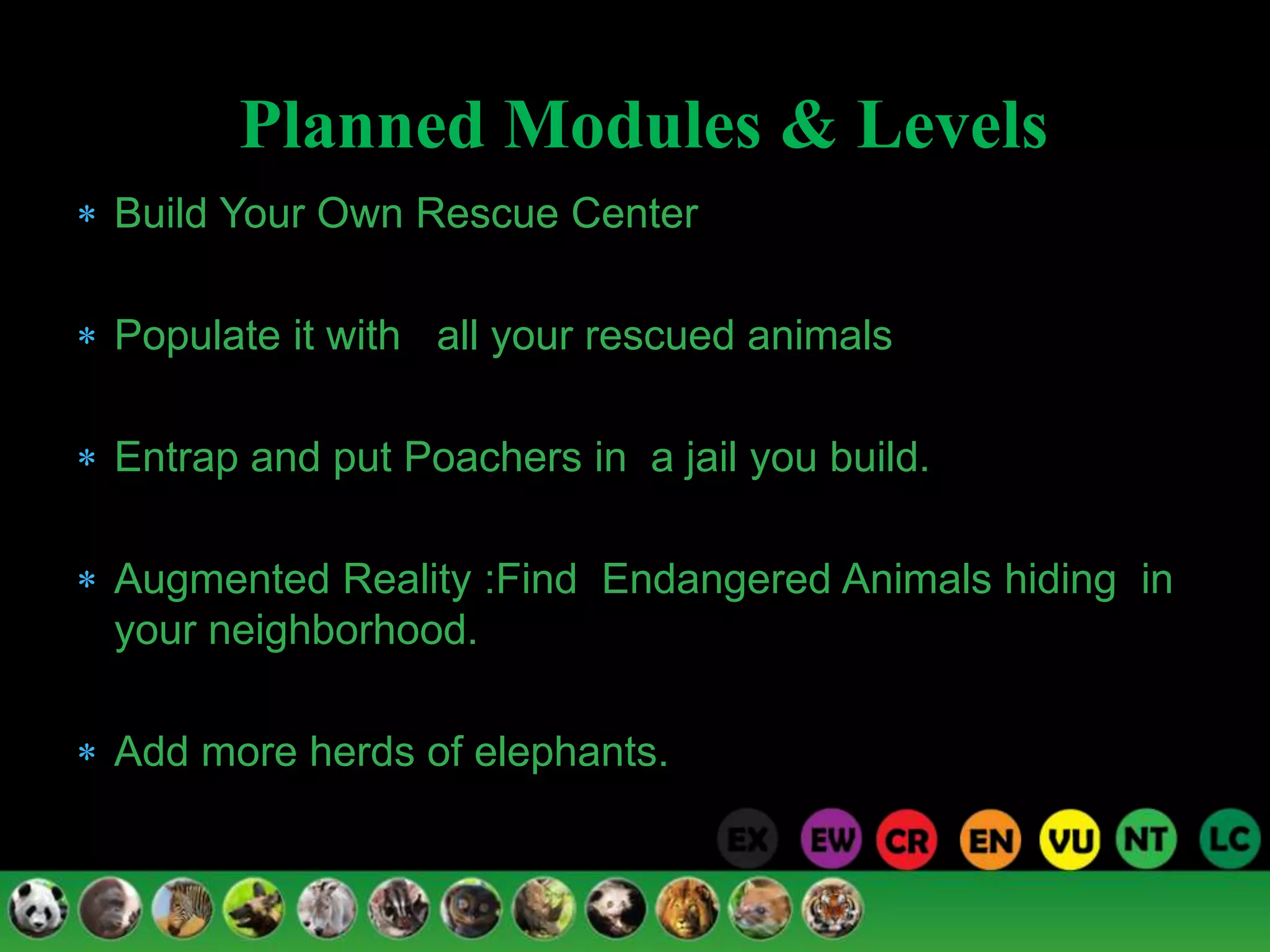 Win & Social Connect
Saving Species. Org
 