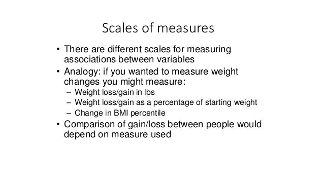 2 2 scales of measures measures for weight loss