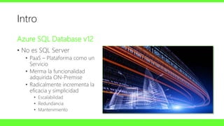 Performance Tuning en Azure SQL Database | PPTX