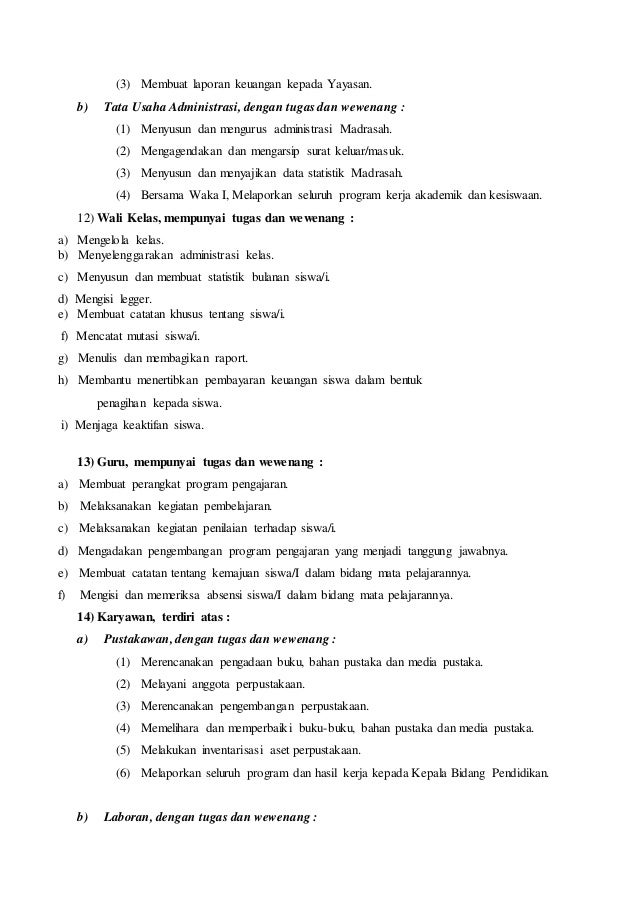 Contoh Ad Art Yayasan Pendidikan Islam Terkait Pendidikan