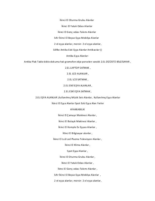 2.el komple ev eşyası alanlar